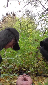 Slave Quasimodo Spitting Outdoor by German Proll Doms