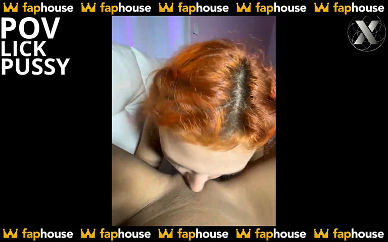 Horny Lesbian with Dyed Hair Licks Her Best Friend's Pussy in POV (X Live Community)