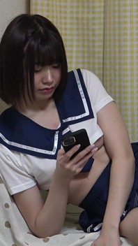 Short Student Uniform, Mini Skirt, Thighs, Legs, Feet, Wedgie Thong, Socks, Watching Cute Japanese Girl From Under the Desk