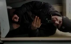 I Am Masturbate in Train Toilet in Winter