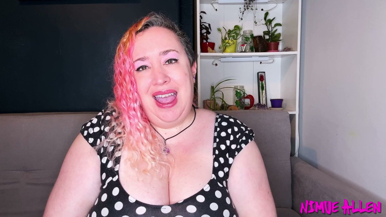 Nimue Allen: Wank Through Your Pink Lace Panties for Me