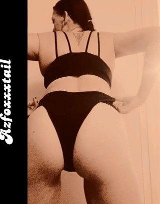 AzFoxxxTailPhelicia: Striptiz 1 - blackpanties