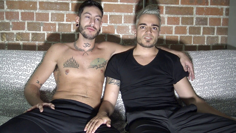 Gaybareback: Kevin Laurent šuká bez sedla Alexis Clark