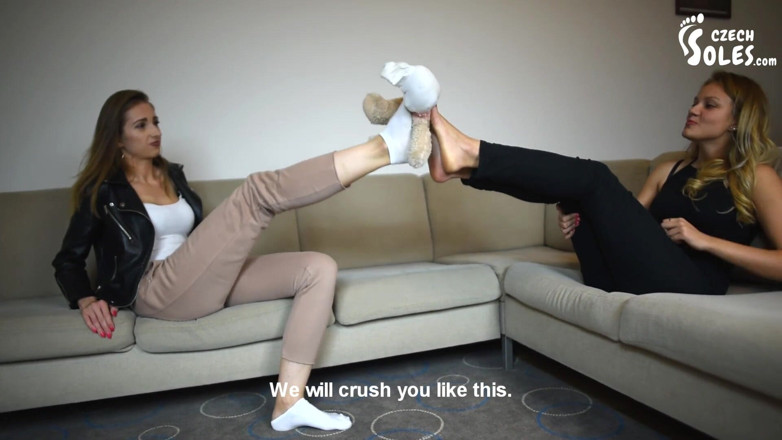 Czech Soles - foot fetish content: Dubbel trampning, trampning och POV förnedring