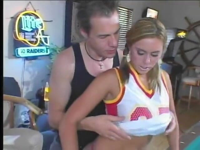 Lonely Horny Teens: Dude with a big dick fucks this big breasted blonde...