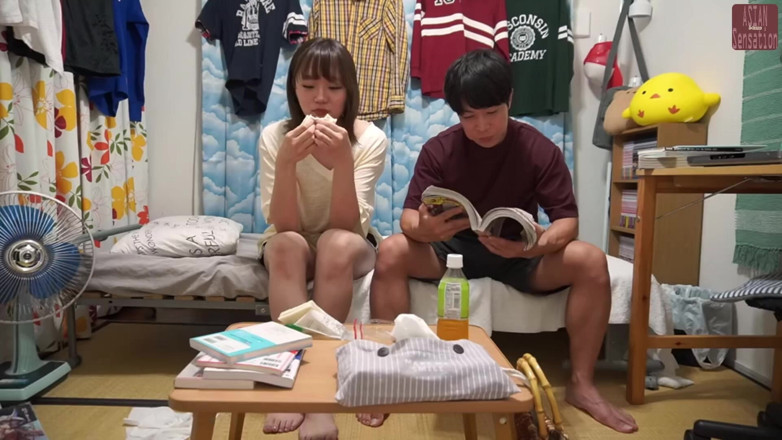 J-Cams: Female Friend Drops by in a Storm - Soaked and Alone...