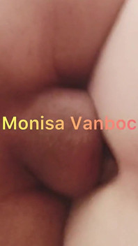 Monisa Fucking a Guy Hard in the Ass Doggy Style