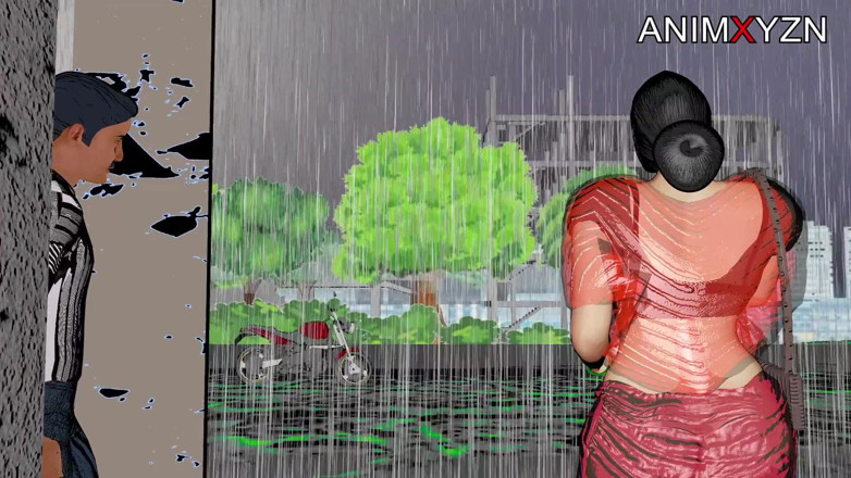 Animxyzn: 継母が雨に濡れたとき