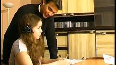 Pamela Gets Fucked by Her Teacher and a Classmate!