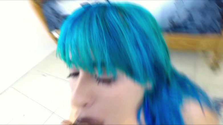 VickyVixen: Emo Teen Swallows My Cock
