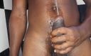 Bumba: Badezimmer mit meiner eigenen natursekt und ich besprühte sperma auf...
