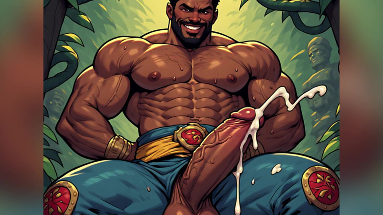 Erotic Man: Seni fantasi lelaki Jungle Warrior