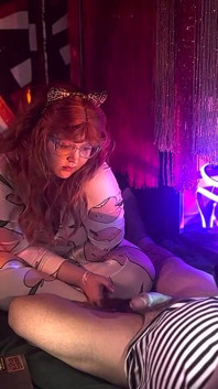 Truth or Dare Handjob with the Sitter