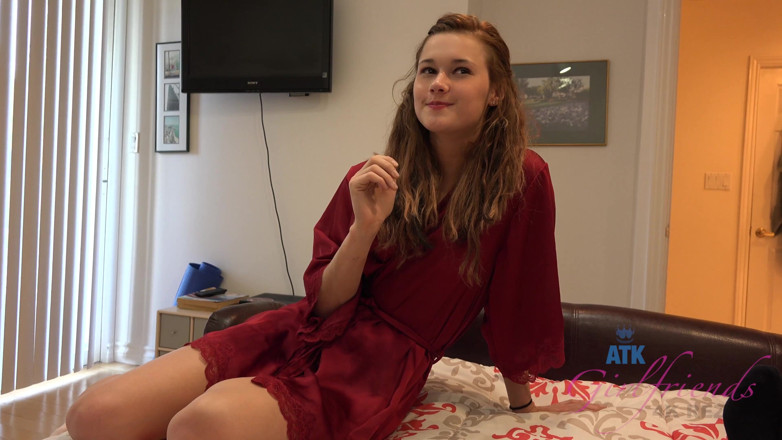 ATK Fans (Girlfriends): Freckled Teen Alaina Tries a Dick for The First Time