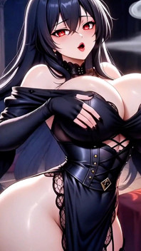 Gothic Vampire Waifu Solo Dungeon Self Pleasure Milk Squirt Wet Overflow Intense Orgasm Fantasy