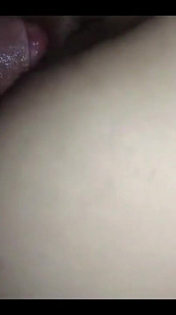 彼女の熱いお尻が中出しされる