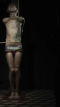 Nicky Tied to Pillar and Electro Paddl Tis4