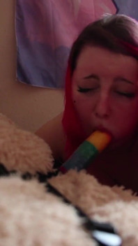 Adorable BBW Fucks Her Big Teddybear