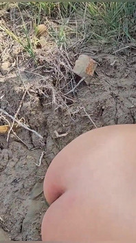 Fucked by a Huge Cock on an Italian Nudist Beach.