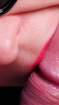 Anya's Asmr Oral Fantasy: Extreme Macro Blowjob, Bridle Play & Heavy Cumshot