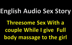 LustWhispers: Englische audio-sexgeschichte - dreier-sex mit einem paar, während ich dem mädchen...