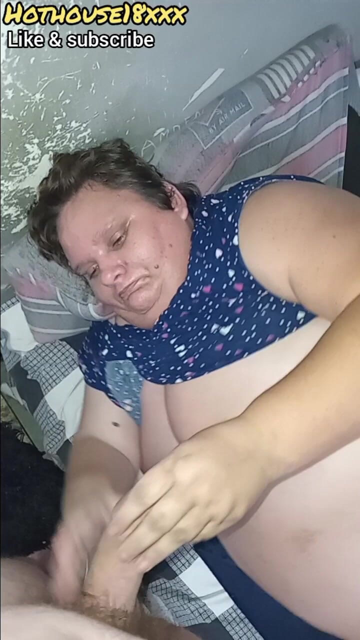 Step Mommy Gives Step Son Handjob & Cum on Her Boobs