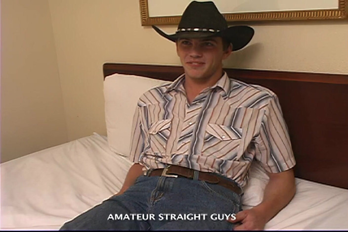 Jay's Amateur Straight Guys: Brett - koboi lurus panas dapat blowjob gay pertamanya!
