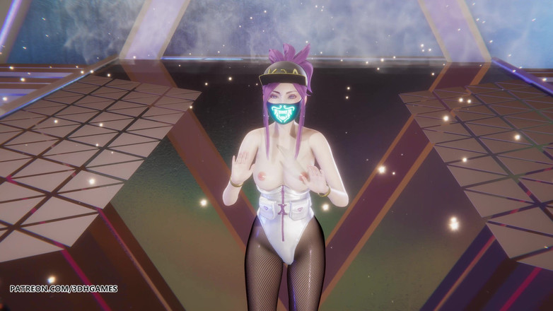3D-Hentai Games: Mmd Aespa - Supernova Akali sexy striptease-Liga der Legenden, unzensiertes hentai
