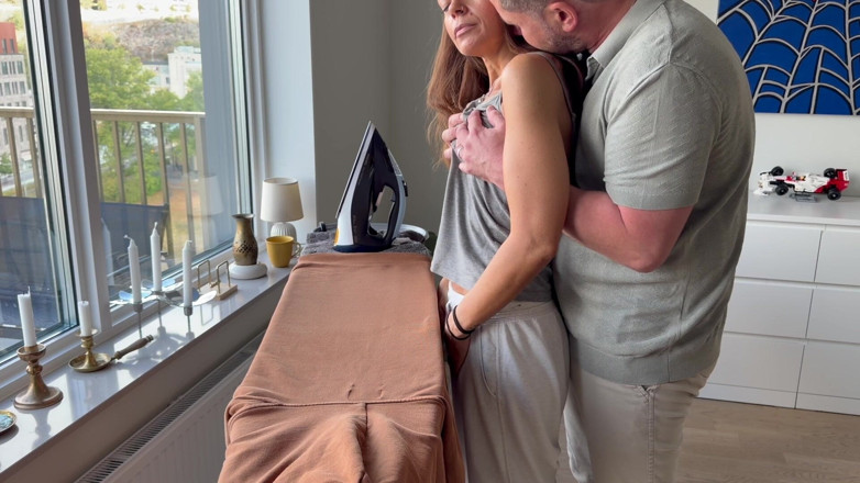 LoveAndRopes: Wife Doing Housework and Gets a Good Fuck as Payment