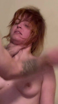 Face Slapping While Standing on Fuck Machine POV