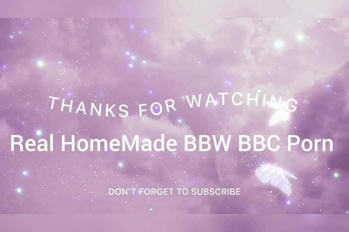 Real homemade BBW BBC porn: Толстушка с восхитительной попкой сосет мои соски и подпрыгивает, шлепает мои большие сиськи