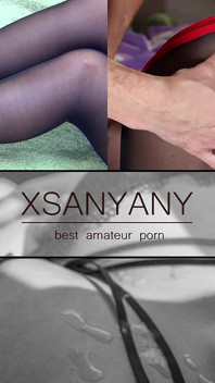 Toate picioarele mele în ciorapi sunt umplute cu spermă sexy a iubitei!