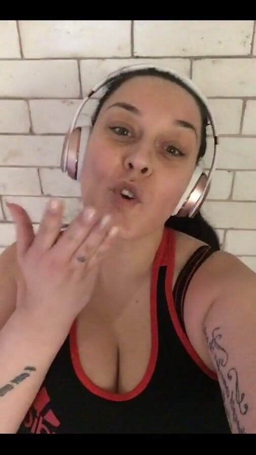 Anastasia Lux: Berolahraga di Gym... Cardio sebelum berat badan dan ya aku...