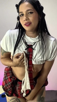 Cute Schoolgirl with a Creamy Pussy Cums with a Huge Squirt with Her Teacher's Cock Inside Her