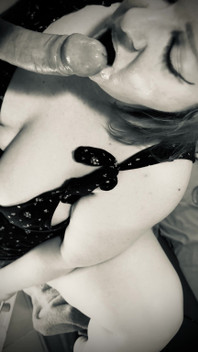 I Suck Him and Make Myself Cum with My Fuck Machine