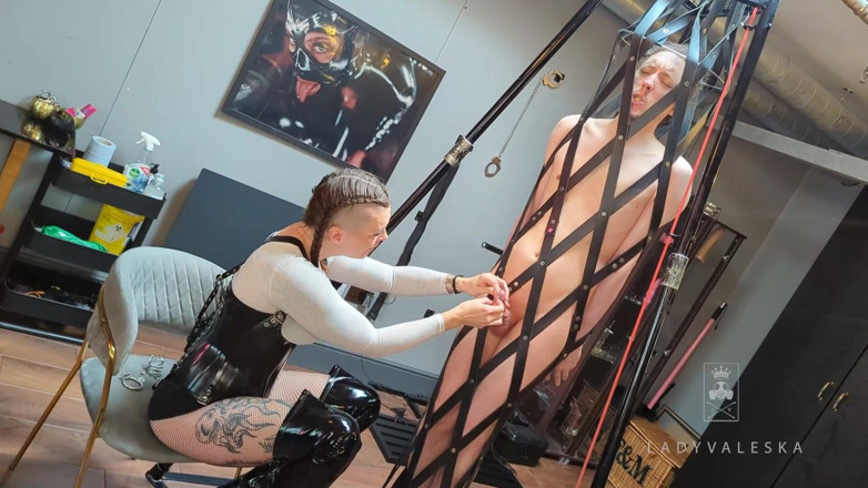 Lady Valeska: Released From Chastity. for CBT