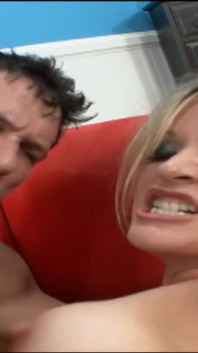 Sweet big ass blonde pounded hard in her wet pussy