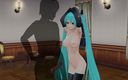 H3DC: Hatsune Miku attachée en hentai en 3D se fait baiser