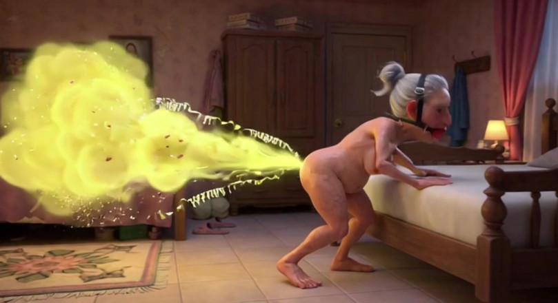YOUR BEST FANTASY: Granny Farting Heavily in Bedroom - Long &amp; Stinky Farts