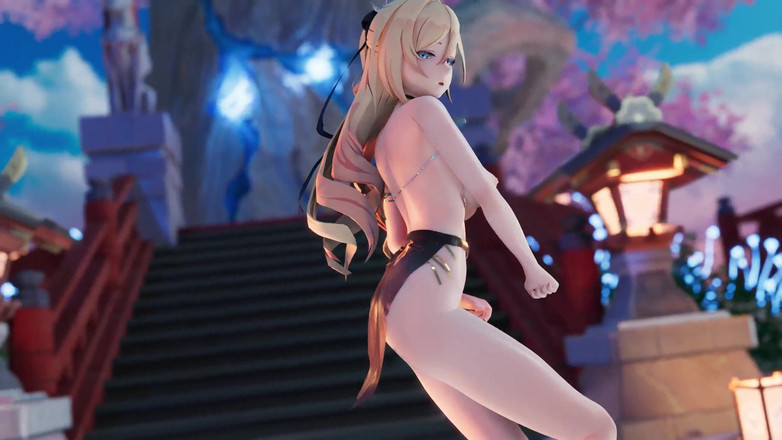 MikuMotion: Goyangin Toket BesarNya, MemekNya Diekspos