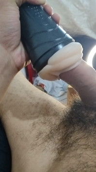 Cum on the Flashlight!
