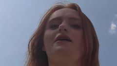 Pixie Wetting Jeans in the Park