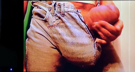 Monster_Meat_: Jeans bulging dreams