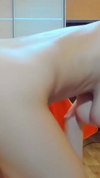 Dual Masturbation with Fingers! Myla_angel Satisfies Herself at Home!