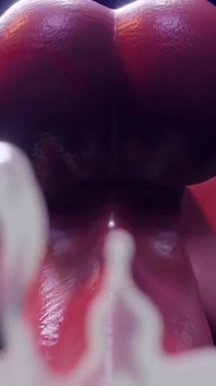 Serge3dx intenso sexo hardcore: puta caliente chupando polla masiva, garganta profunda y anal cremoso