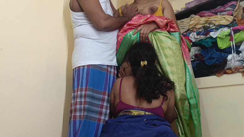 Palani69: 浮気する主婦のホットなスリーサム