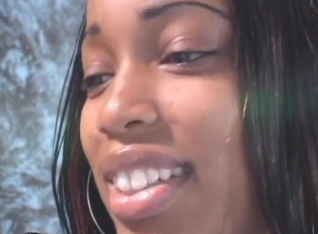 Black Jass: Ebony nurse wearing stockings gets her cunt slammed and mouth...