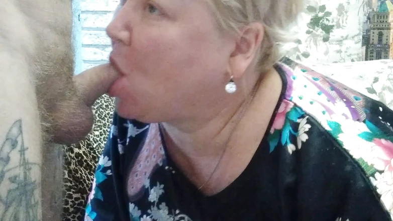 Zona901: Stepmom blowjob from a mature plump mother-in-law