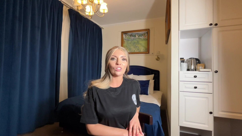 Aleks Sam: POV Cowgirl Gangbang - Blonde Rides Deep While Stroking Second Cock
