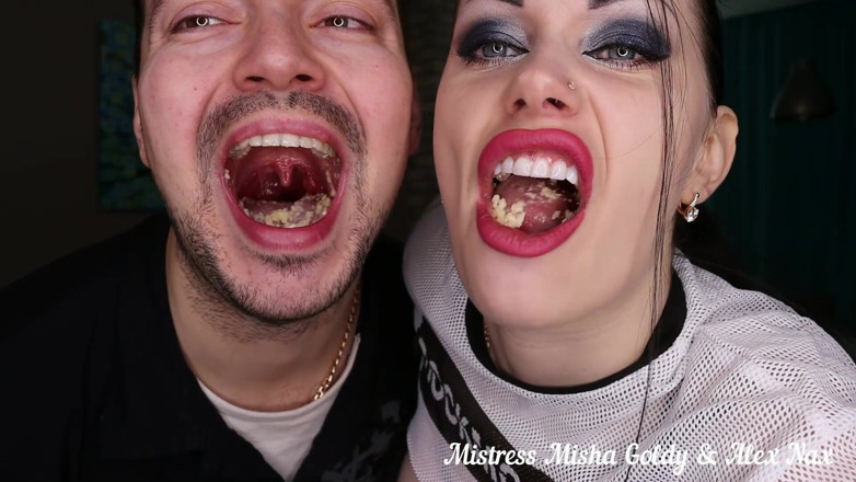 Goddess Misha Goldy: Coppia di giganti che ti fanno venire e mangiarti ti...